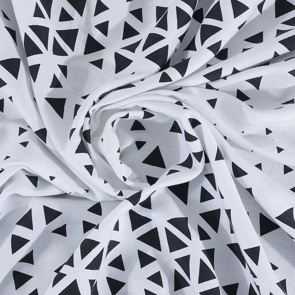 Dainty Home Dainty Home 100% Cotton Printed Optic Designed 70" X 72" Shower Curtain