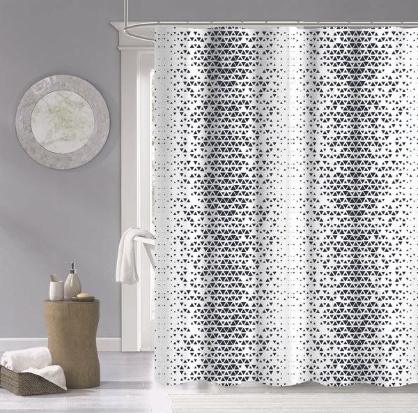 dainty home Dainty Home 100% Cotton Printed Optic Designed 70" x 72" Shower Curtain