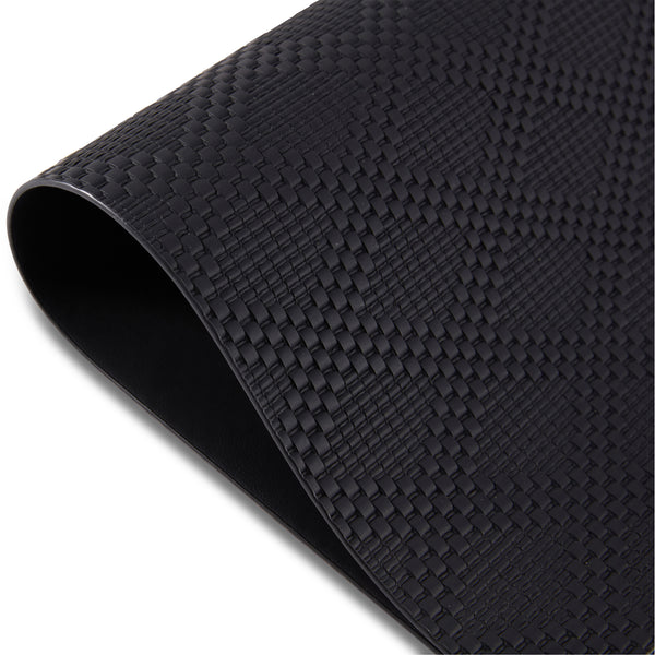 Dainty Home Dainty Home Basel Premium Vegan Leather Reversible 2 Pattern 12" X 18" Rectangular Placemat Set Of 4