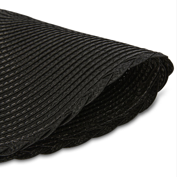 Dainty Home Dainty Home Braided 15" Round Woven Placemats Set Of 6 - Durable Reversible & Non-Slip Table Mats