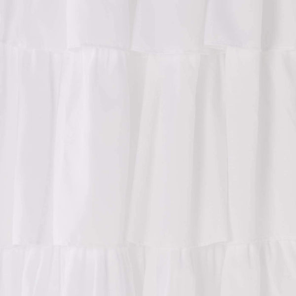 Dainty Home Dainty Home Carnival Pleated Layers Light Filtering Airy & Breathable Rod Pocket Panel Pair
