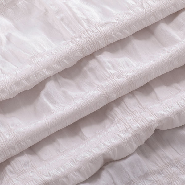 Dainty Home Dainty Home Crinkle Plaid Textured Embossed Weaved Plaid Designed Shower Curtain