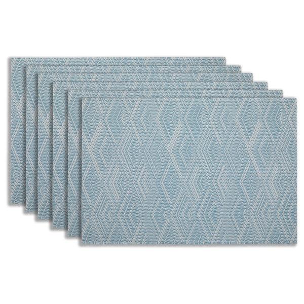 dainty home Dainty Home Diamond Woven Textilene Crossweave With Diamond Woven Design Reversible 12" x 18" Rectangular Placemats dainty home Dainty Home Diamond Woven Textilene Crossweave With Diamond Woven Design Reversible 12" x 18" Rectangular Placemats