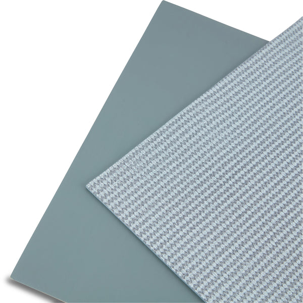 Dainty Home Dainty Home Exeter Premium Vegan Leather Reversible 2 Pattern 12" X 18" Rectangular Placemat Set Of 4