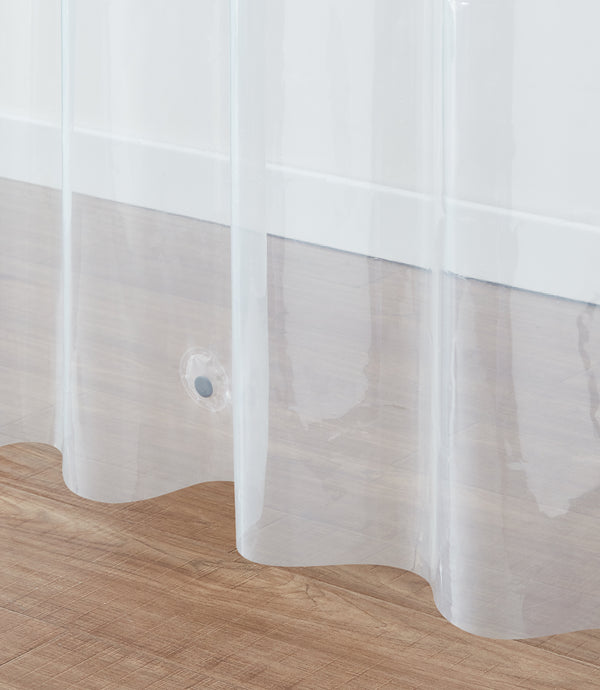 Dainty Home Dainty Home Heavy Weight Shower Curtain Liner With Magnetized Hem