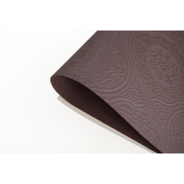 Dainty Home Dainty Home Hyde Park Burgundy Faux Leather Placemat (Set Of 4)