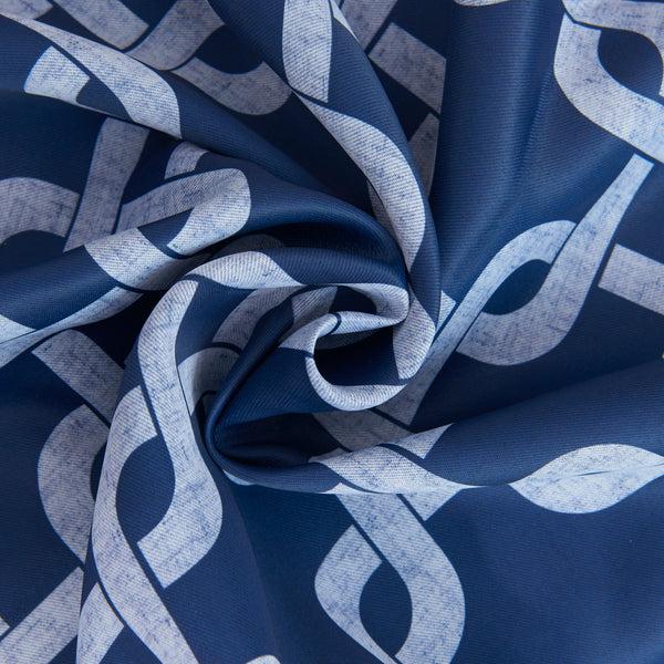 Dainty Home Dainty Home Interlock Printed 3D Designed Blackout Thermal Insulated Grommet Single Panel