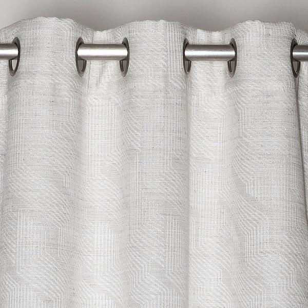 Dainty Home Dainty Home Lexington 3D Threaded Lurex Weaved Jacquard Design Room Darkening Grommet Panel Pair