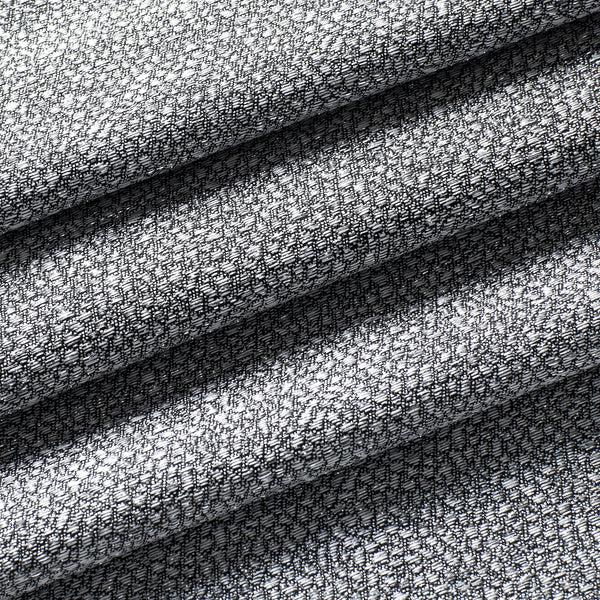 Dainty Home Dainty Home Little Rock 3D Floral Textured Wave Weaved Lurex Little 3D Rock Designed Fabric Shower Curtain 70" X 72"