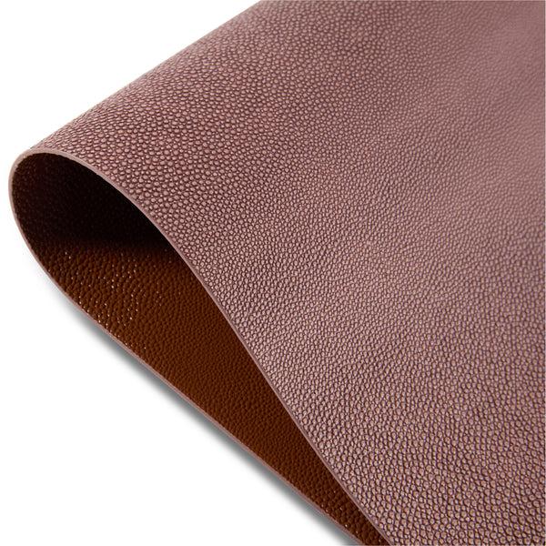 Dainty Home Dainty Home Lucerne Premium Vegan Patent Leather Reversible 2 Pattern 12" X 18" Rectangular Placemat Set Of 4