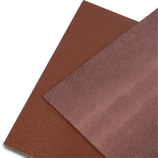 Dainty Home Dainty Home Lucerne Premium Vegan Patent Leather Reversible 2 Pattern 12" X 18" Rectangular Placemat Set Of 4