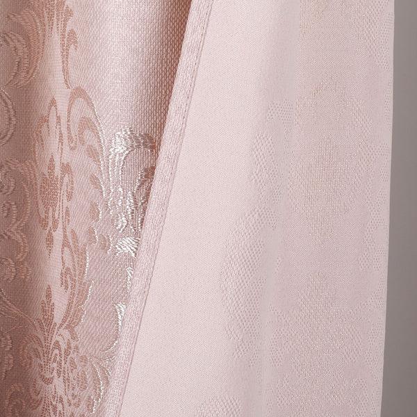 Dainty Home Dainty Home Majestic Contemporary Luxurious Satin Embroidered Damask Design Room Darkening Grommet Panel Pair