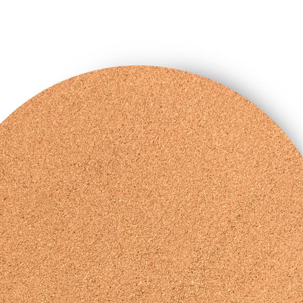 Dainty Home Dainty Home Marble Cork Foil Printed Marble Granite Designed Thick Cork Textured 4" X 4" Round Coasters