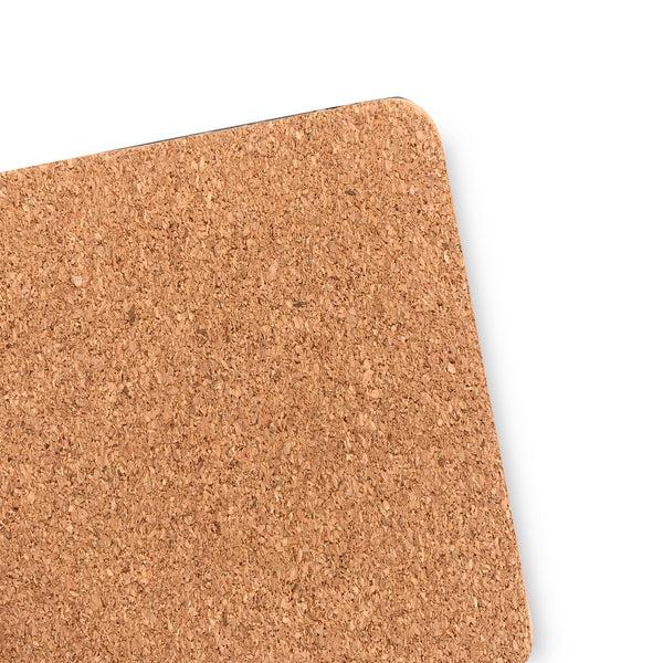 Dainty Home Dainty Home Marble Cork Foil Printed Marble Granite Designed Thick Cork Textured 4" X 4" Square Coasters