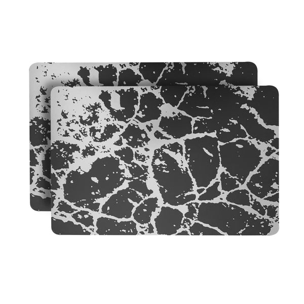 Dainty Home Dainty Home Marble Cork Foil Printed Marble Granite Designed Thick Cork Textured 12" X 18" Rectangular Placemats
