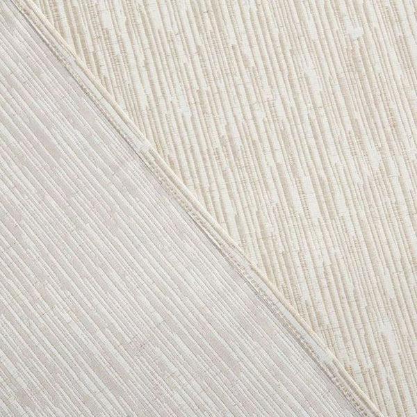 Dainty Home Dainty Home Moderna 3D Linen Textured Linen Look Microstriped Designed Shower Curtain