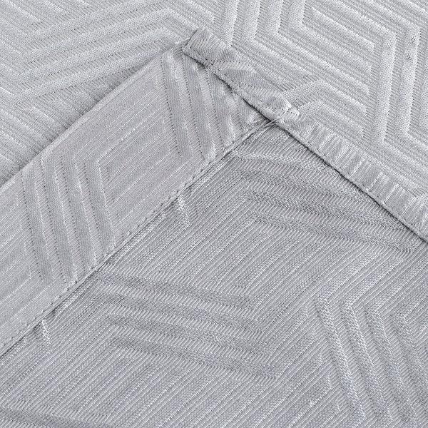 Dainty Home Dainty Home Monte Carlo 3D Embossed Intricate Trellis Design Room Darkening Grommet Panel Pair
