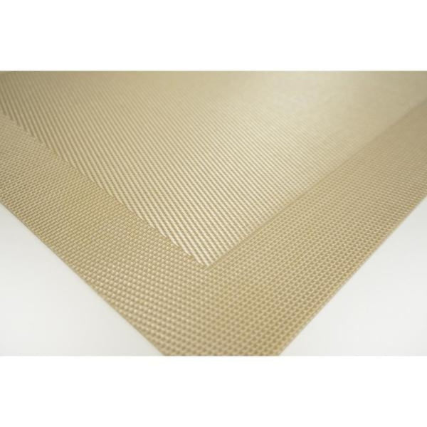 Dainty Home Dainty Home Napa Woven Textilene Crossweave With Solid Geometric Pattern Reversible 12" X 18" Rectangular Placemat