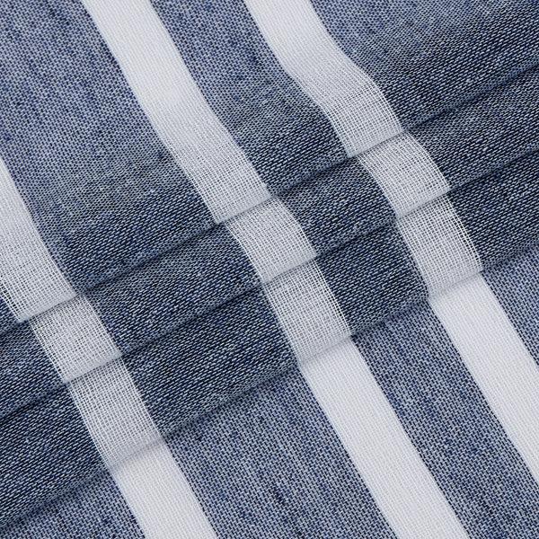 Dainty Home Dainty Home Naples Boho Striped Design Linen Look Light Filtering Grommet Panel Pair