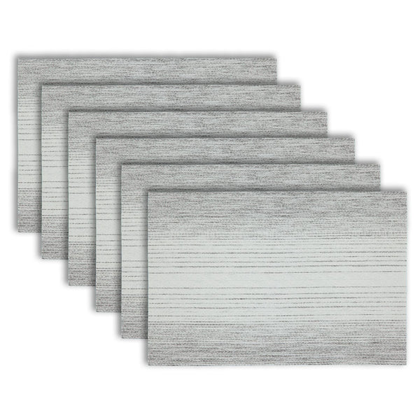 Dainty Home Dainty Home Ombre Woven Textilene Crossweave With Ombre Woven Design Reversible 13" X 19" Rectangular Placemats