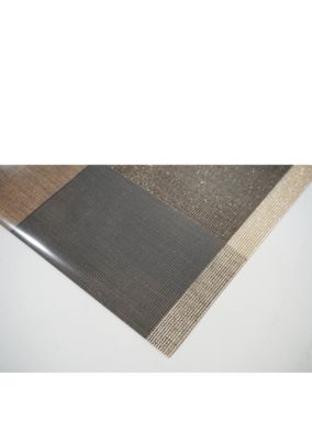 Dainty Home Dainty Home Plaid Reversible Metallic Printed Set Of 4 Placemats