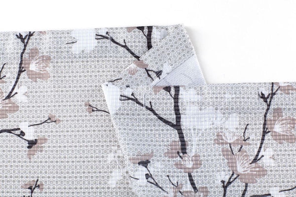 Dainty Home Dainty Home Printed Waffle 3D Textured Waffle Weave Textured Floral Designed Shower Curtain