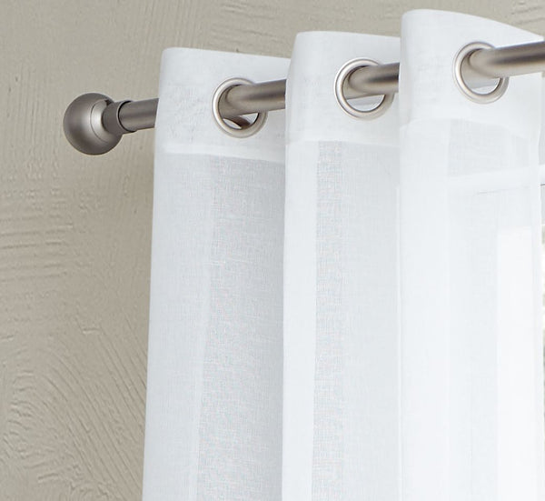 Dainty Home Dainty Home Shadow Ombre Linen Look Boho Gradient Linen Textured Grommet Panel Pair