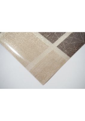 Dainty Home Dainty Home Shimmer Blocks Reversible Metallic Printed Set Of 4 Placemats
