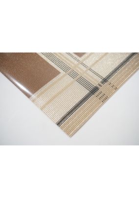 Dainty Home Dainty Home Sidewalks Reversible Metallic Printed Set Of 4 Placemats