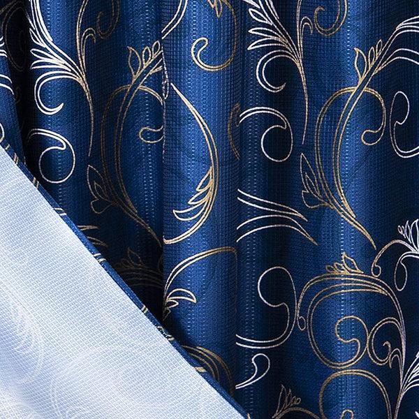 Dainty Home Dainty Home Smart Design Complete 2 In 1 Waffle Weave Hotel Spa Style Fabric Shower Curtain Snap On/Off Waterproof Detachable Liner Set