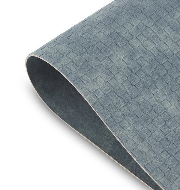 dainty Home Dainty Home Sorento Faux Leather Reversible 2 Pattern 12" X 18" Rectangular Placemat Set Of 4