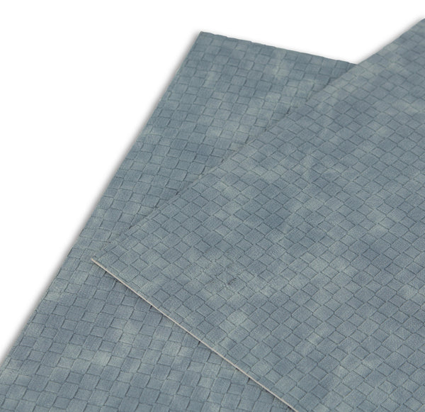 dainty Home Dainty Home Sorento Faux Leather Reversible 2 Pattern 12" X 18" Rectangular Placemat Set Of 4