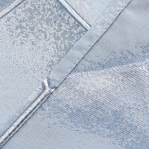 Dainty Home Dainty Home Tiles 3D Embossed Textured Lustrous Lurex Tile Designed Fabric Shower Curtain