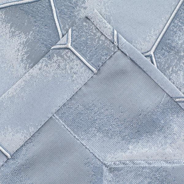 Dainty Home Dainty Home Tiles Textured 3D Lustrous Geometric Look Room Darkening Grommet Panel Pair