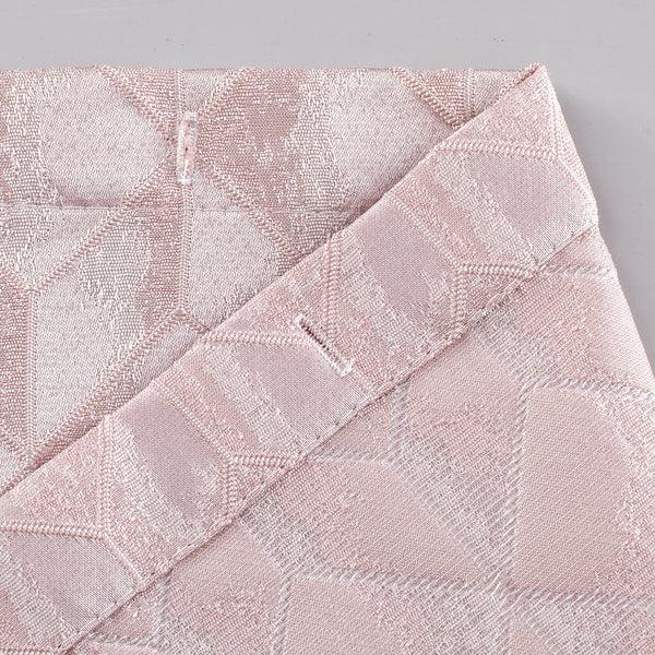 Dainty Home Dainty Home Topaz 3D Embossed Textured Lustrous Lurex Geometric Designed Fabric Shower Curtain