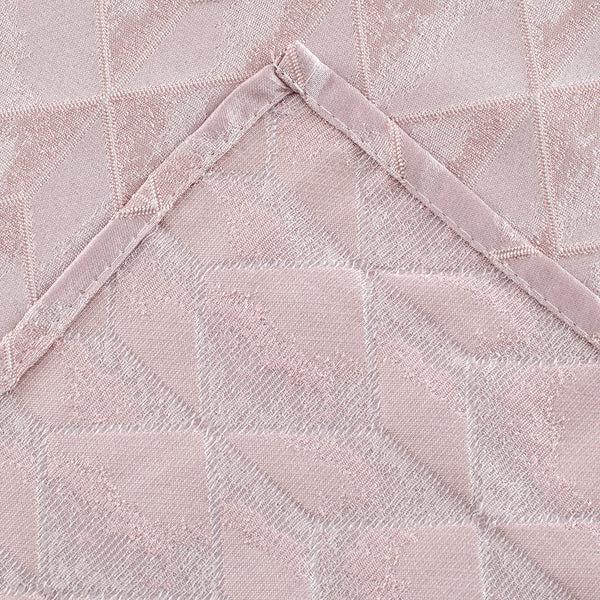 Dainty Home Dainty Home Topaz 3D Embossed Textured Lustrous Lurex Geometric Designed Fabric Shower Curtain