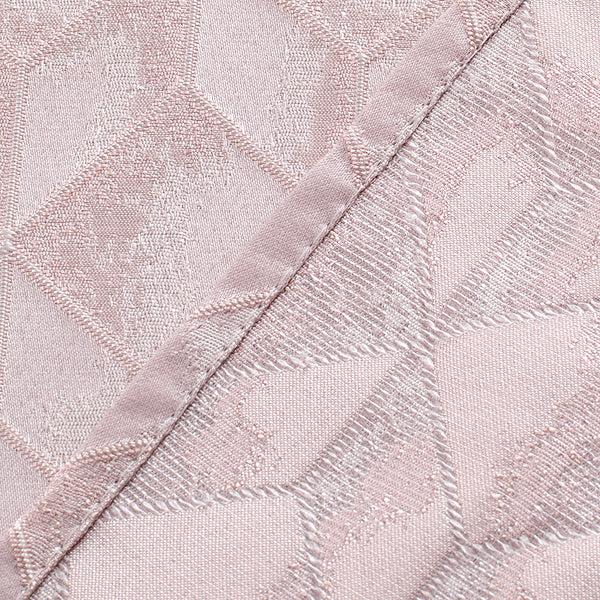 Dainty Home Dainty Home Topaz 3D Embossed Textured Lustrous Lurex Geometric Designed Fabric Shower Curtain