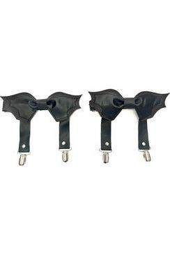 daisy beachwear Black/Black Bat Leg Garters