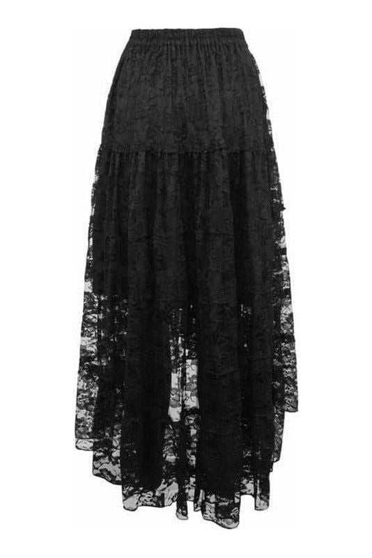 Daisy Beachwear Black Lace Skirt