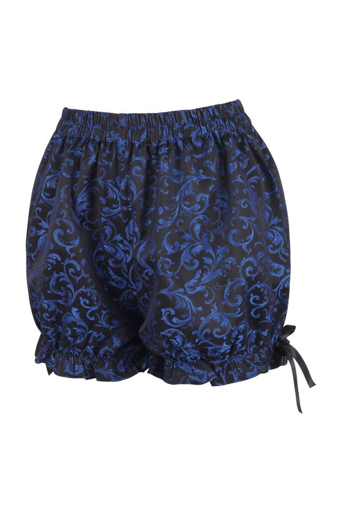 Daisy Beachwear Blue/Black Brocade Bloomers
