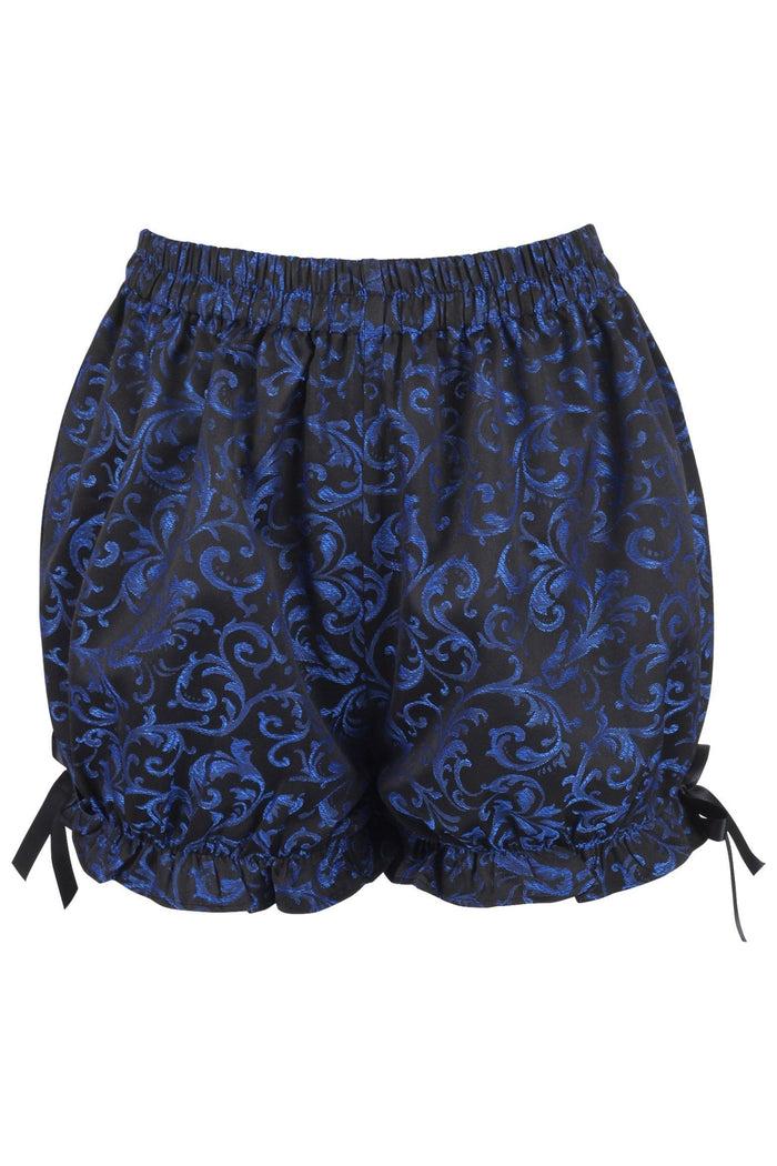 daisy beachwear Blue/Black Brocade Bloomers