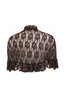 Daisy Beachwear Brown Lace Cape