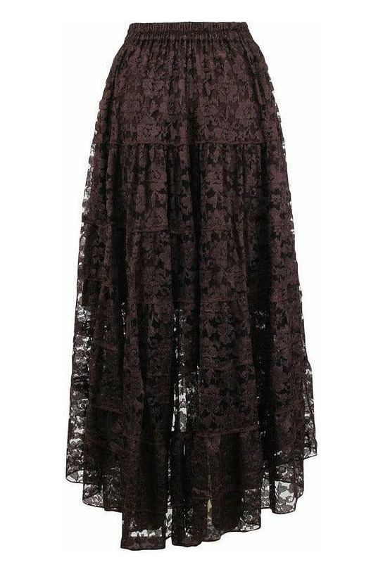 Daisy Beachwear Brown Lace Skirt