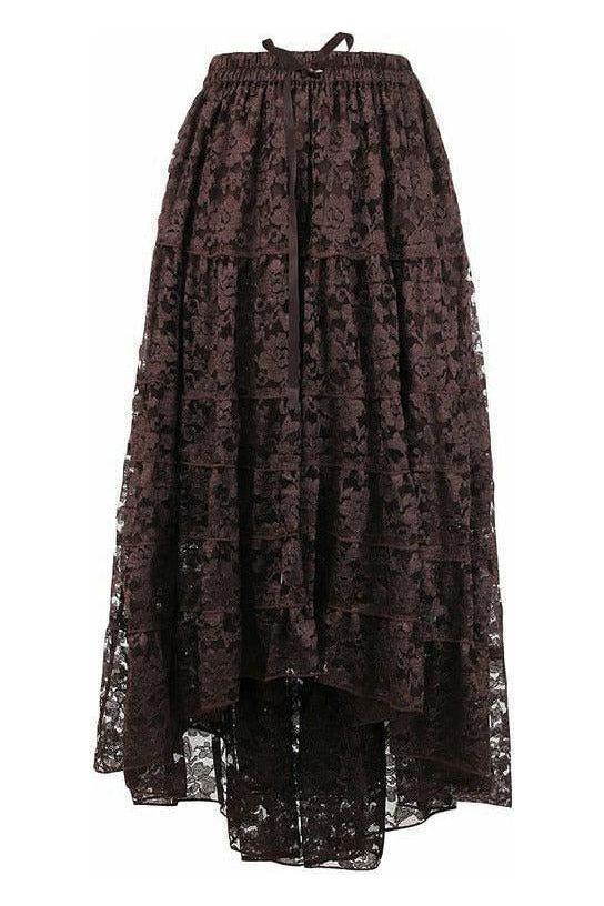 daisy beachwear Brown Lace Skirt