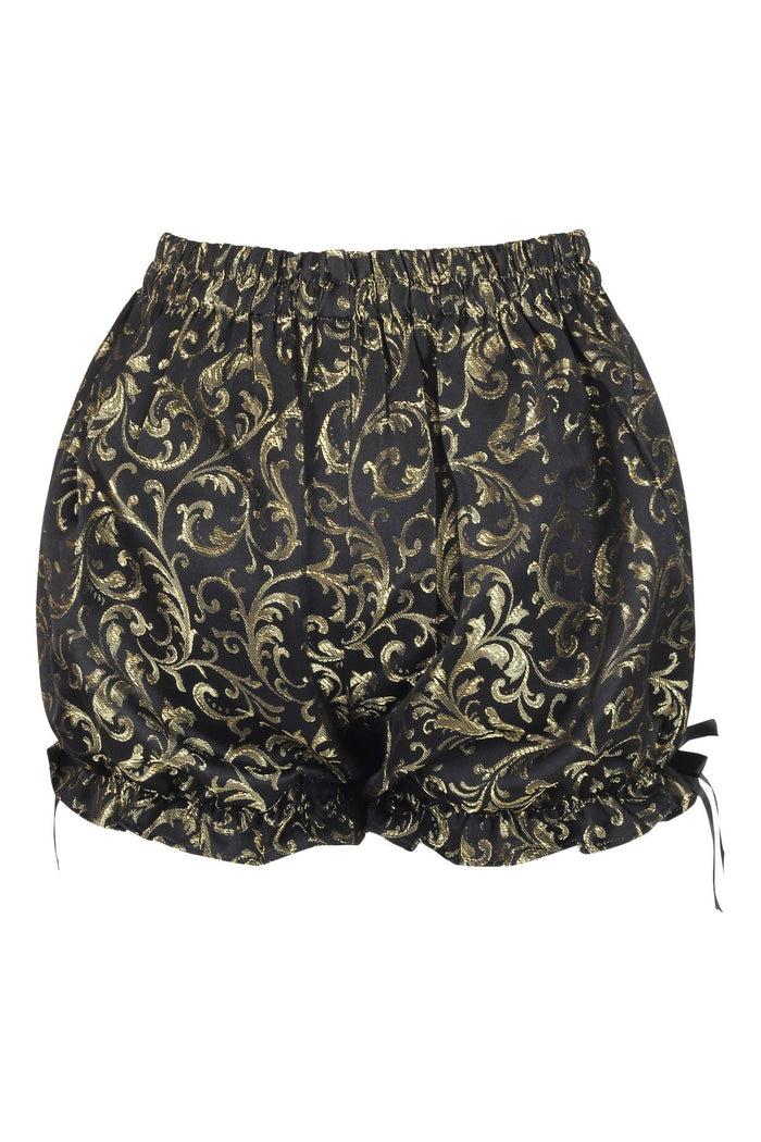 Daisy Beachwear Gold/Black Brocade Bloomers