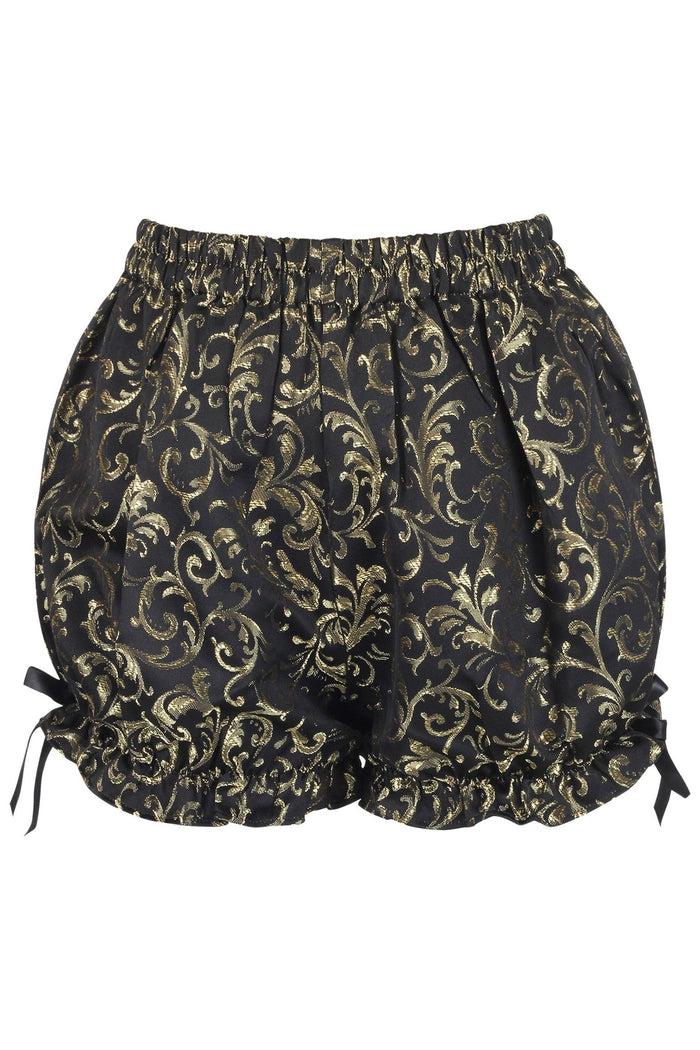 daisy beachwear Gold/Black Brocade Bloomers