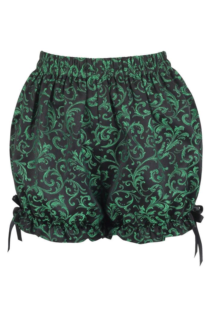 daisy beachwear Green/Black Brocade Bloomers