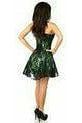 Daisy Beachwear Lavish Green Lace Corset Dress