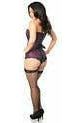 Daisy Beachwear Lavish Plum Brocade Corset