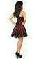 Daisy Beachwear Lavish Red Lace Corset Dress